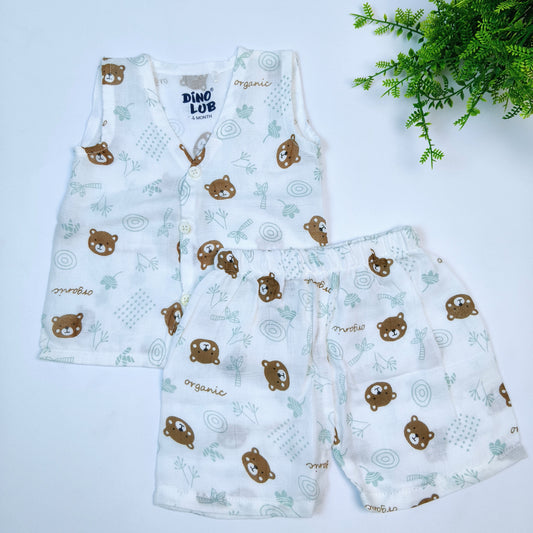 Muslin Boys Co Ord Set (0-3 months)