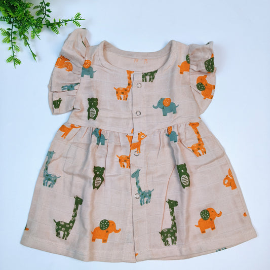 Muslin Frock (0-3 months)
