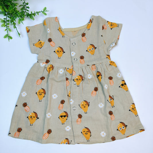 Muslin Frock (0-3 months)