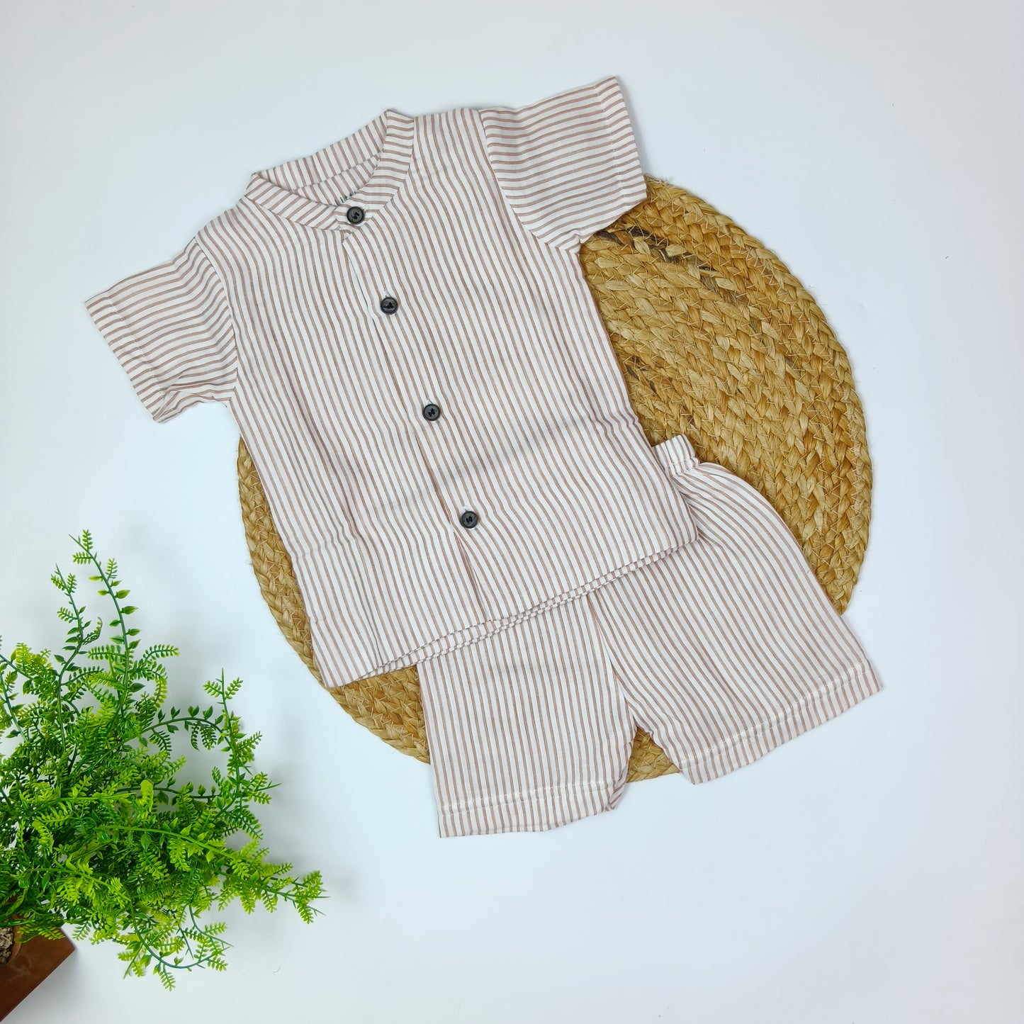 Double Layer Muslin Co-Ord Set (3-6 months)