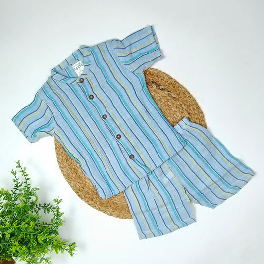 Double Layer Muslin Co-Ord Set (9-12 months)
