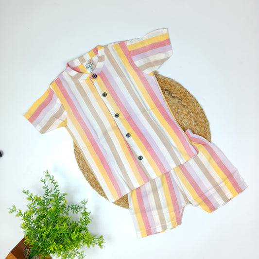 Double Layer Muslin Co-Ord Set (18-24 months)