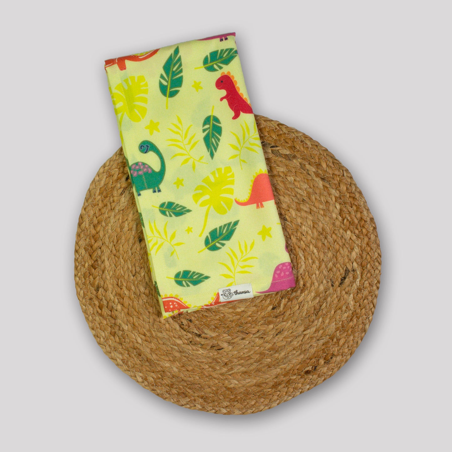 Jungle Dino Bamboo Bath Towel for Kids – Ultra Soft, 3X Absorbent, Antibacterial (60x120 cm)