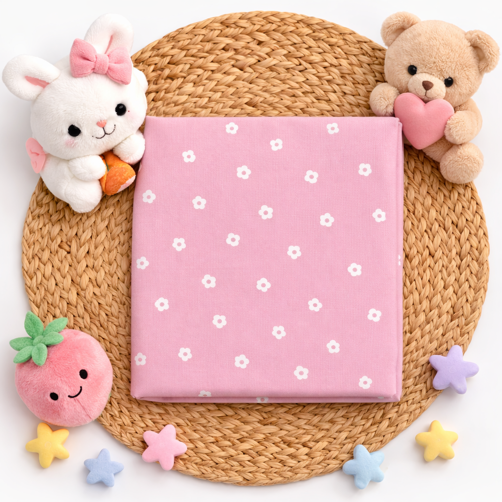 Organic Cotton Muslin Hooded Towel 75x75cm