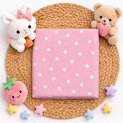 Organic Cotton Muslin Hooded Towel 75x75cm