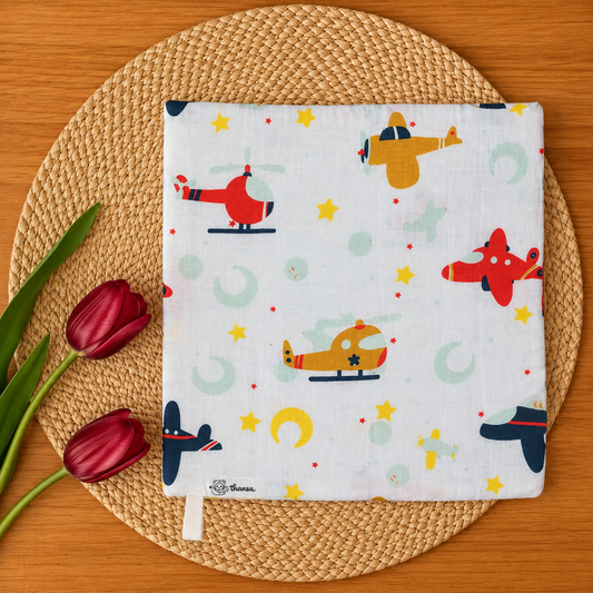 Little Aviators Bamboo Muslin Wipes