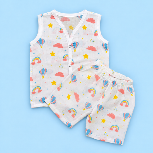 Muslin Co-Ord Set (6-9 months)