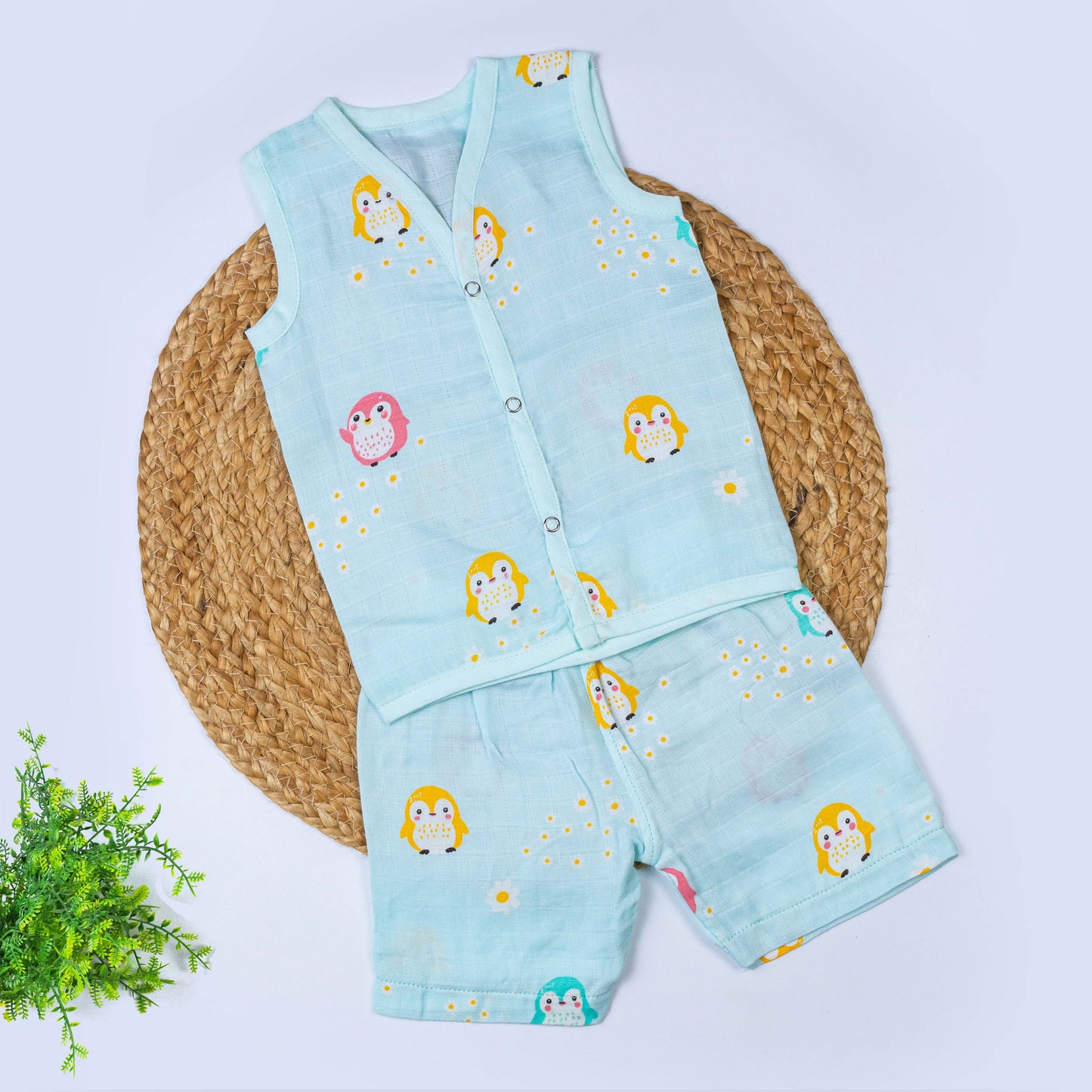 Muslin Co-Ord Set (0-3 months)