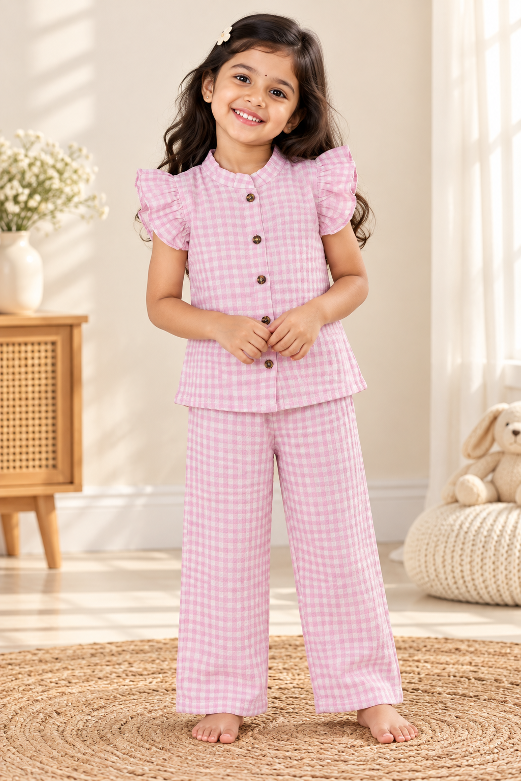Girls Muslin Co-Ord Set
