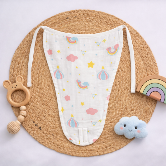 Organic Cotton Muslin Nappy (3-6 months)