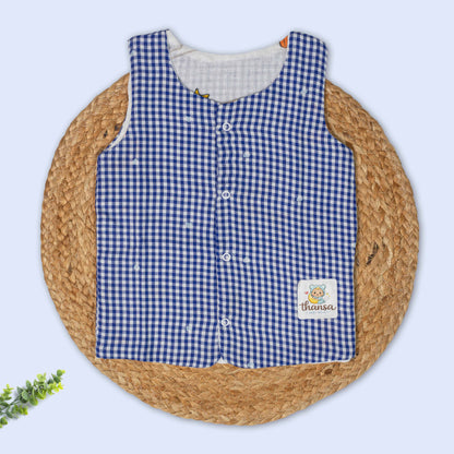 Reversible 2 in 1 Muslin Jabla - Double Layer