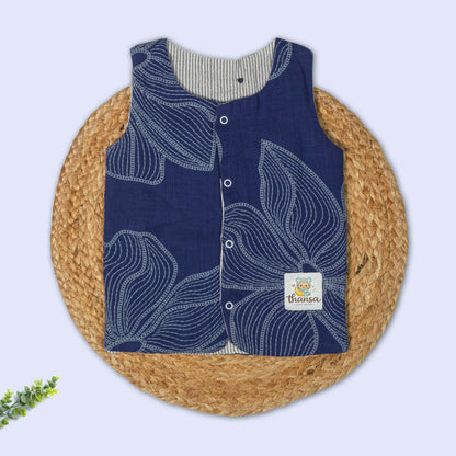 Reversible 2 in 1 Muslin Jabla - Double Layer