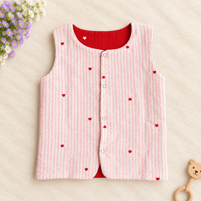 Reversible 2 in 1 Muslin Jabla - Double Layer