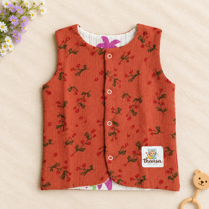 Reversible 2 in 1 Muslin Jabla - Double Layer