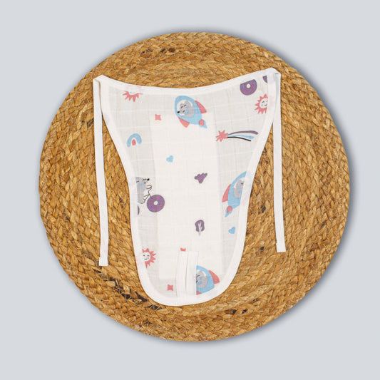 Rocket Organic Cotton Muslin Nappy (0-3 months)