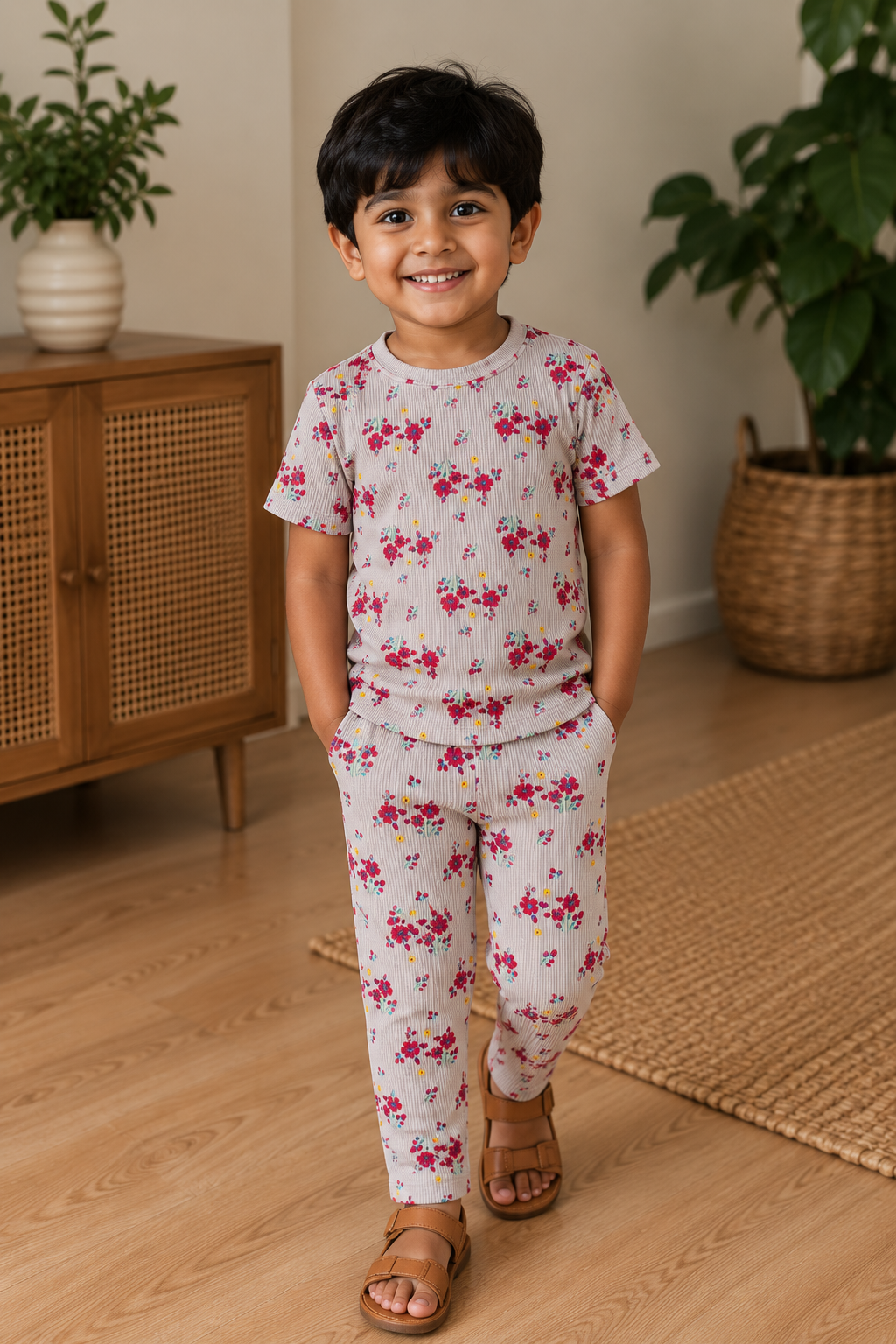 Knitted Co-Ord Set with Pants