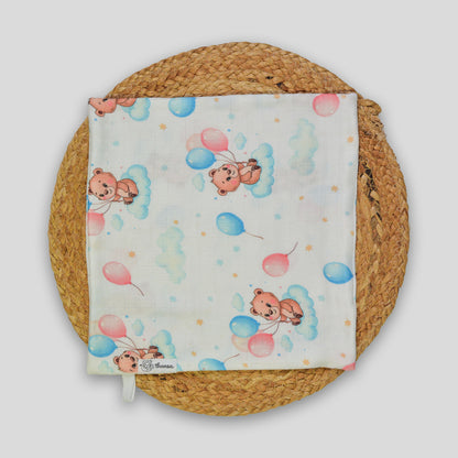 Teddy Bamboo Muslin Wipes 3Layer 27x27cm