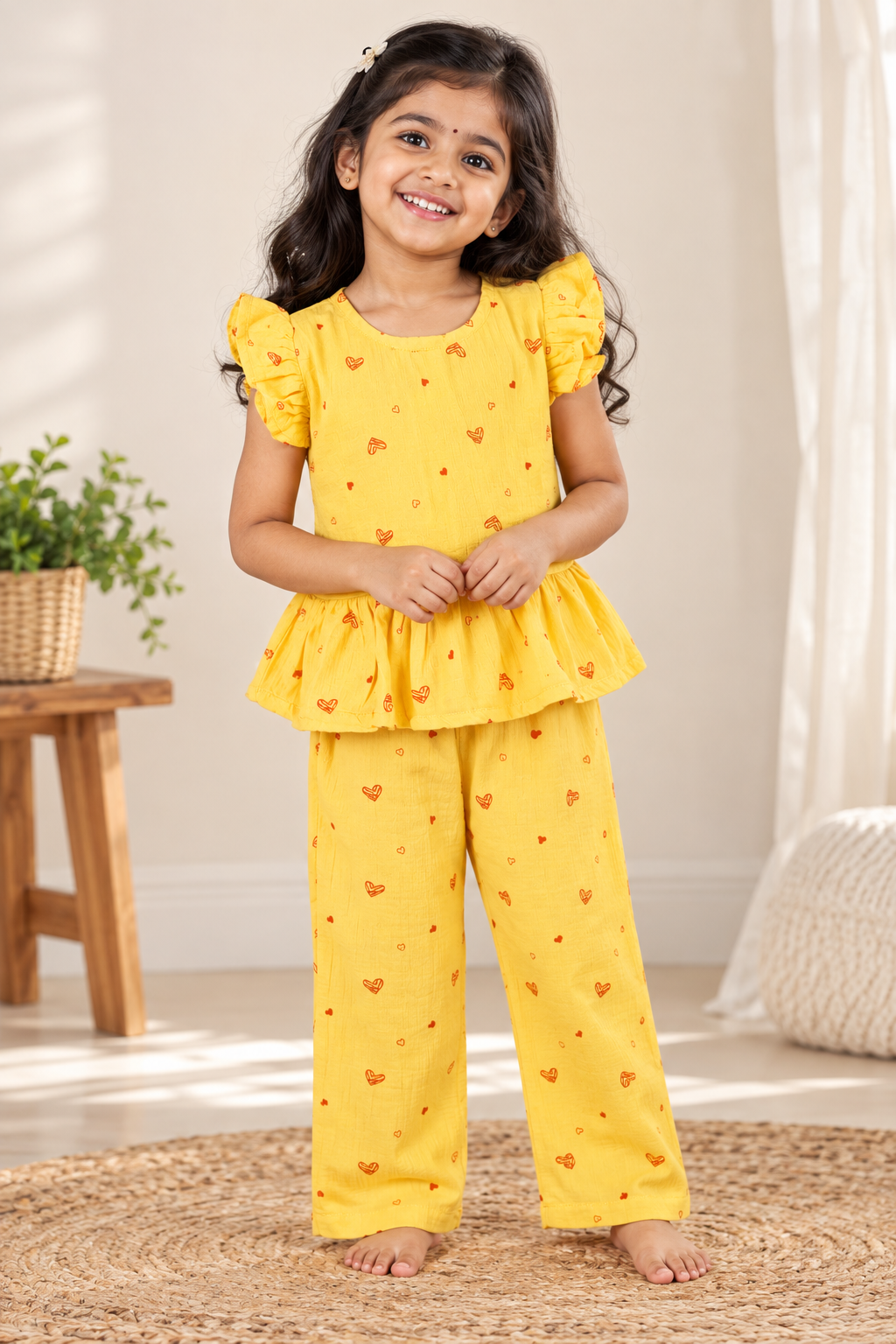 Girls Muslin Co-Ord Set
