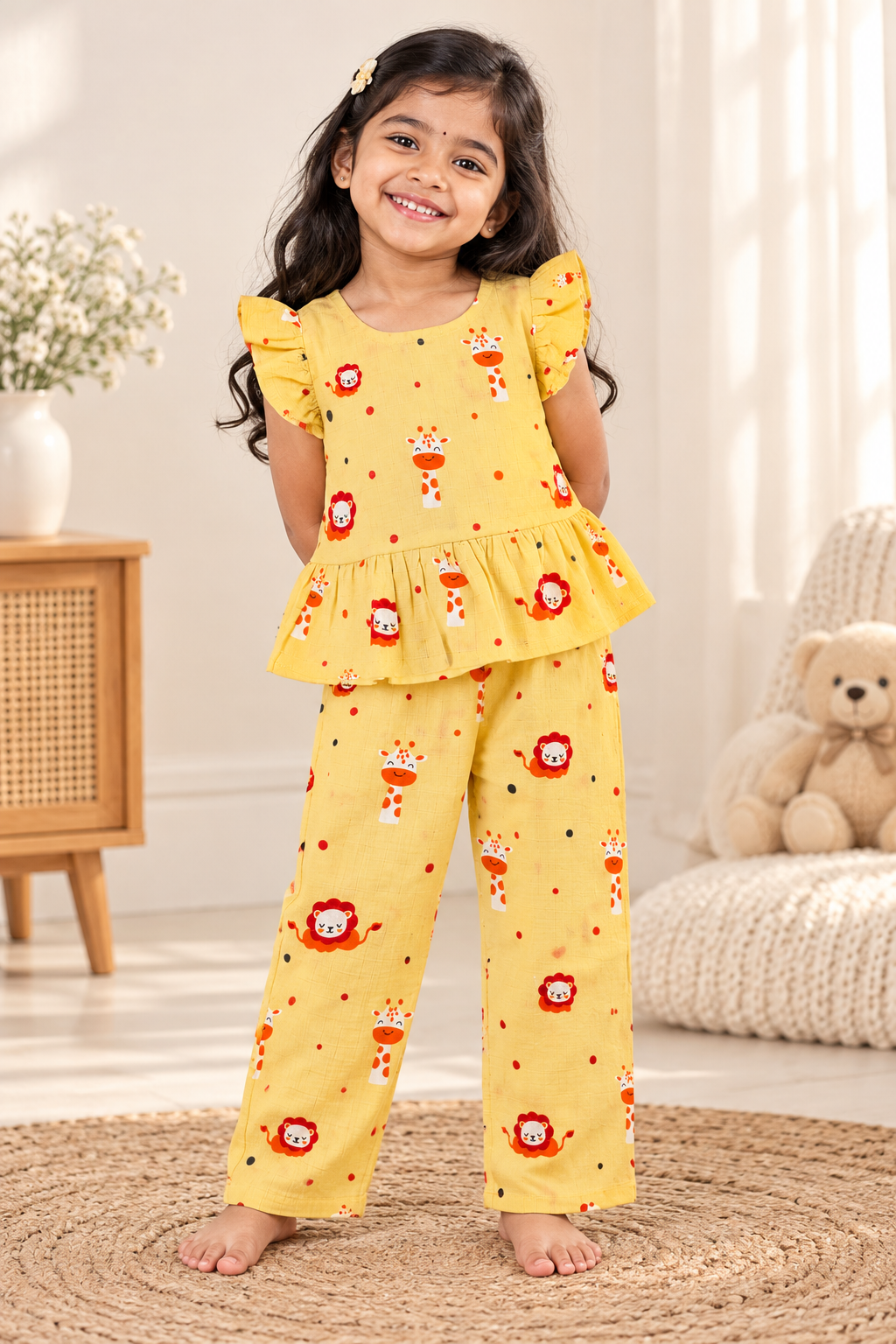Girls Muslin Co-Ord Set