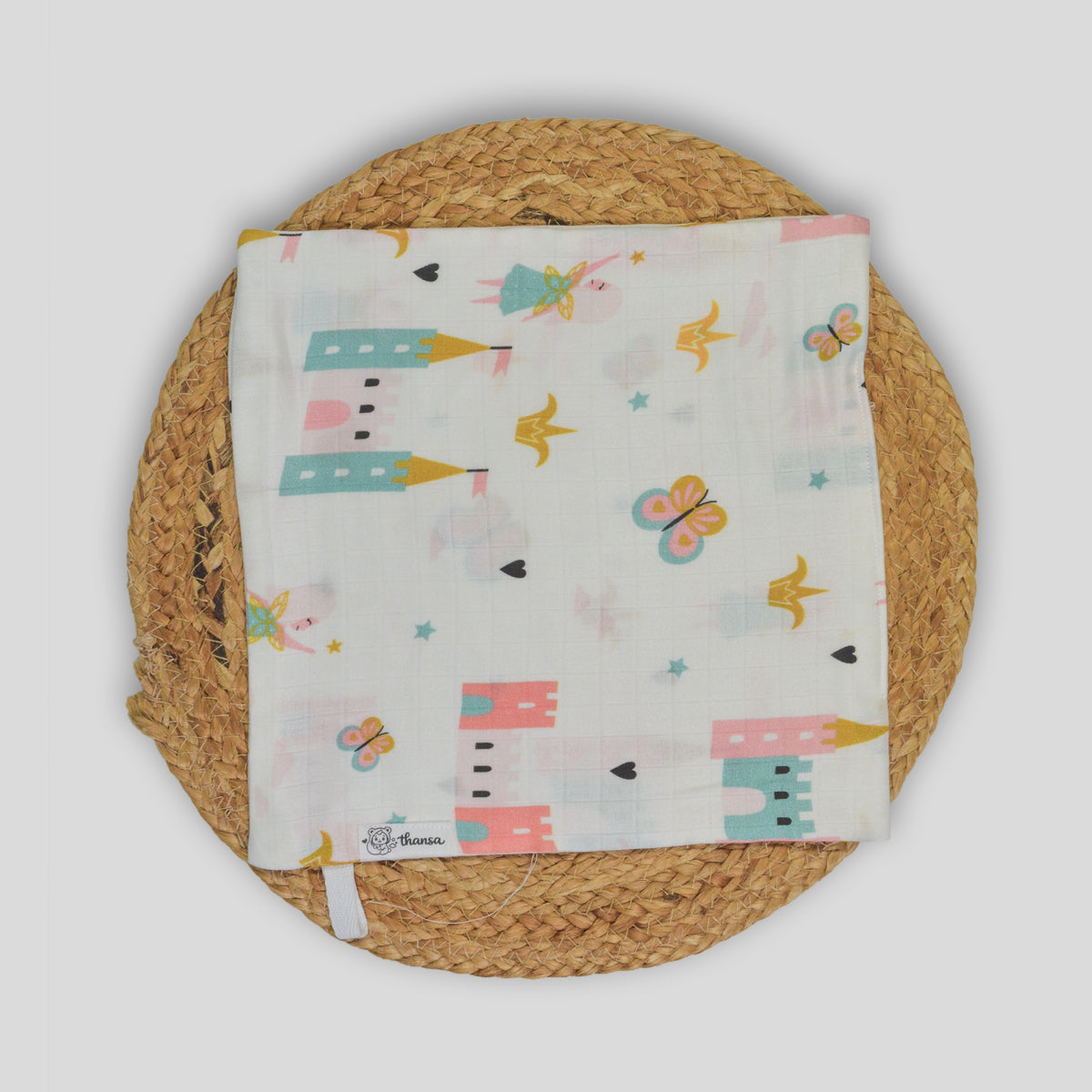 Fairyland Bamboo Muslin Wipes 3Layer 27x27cm