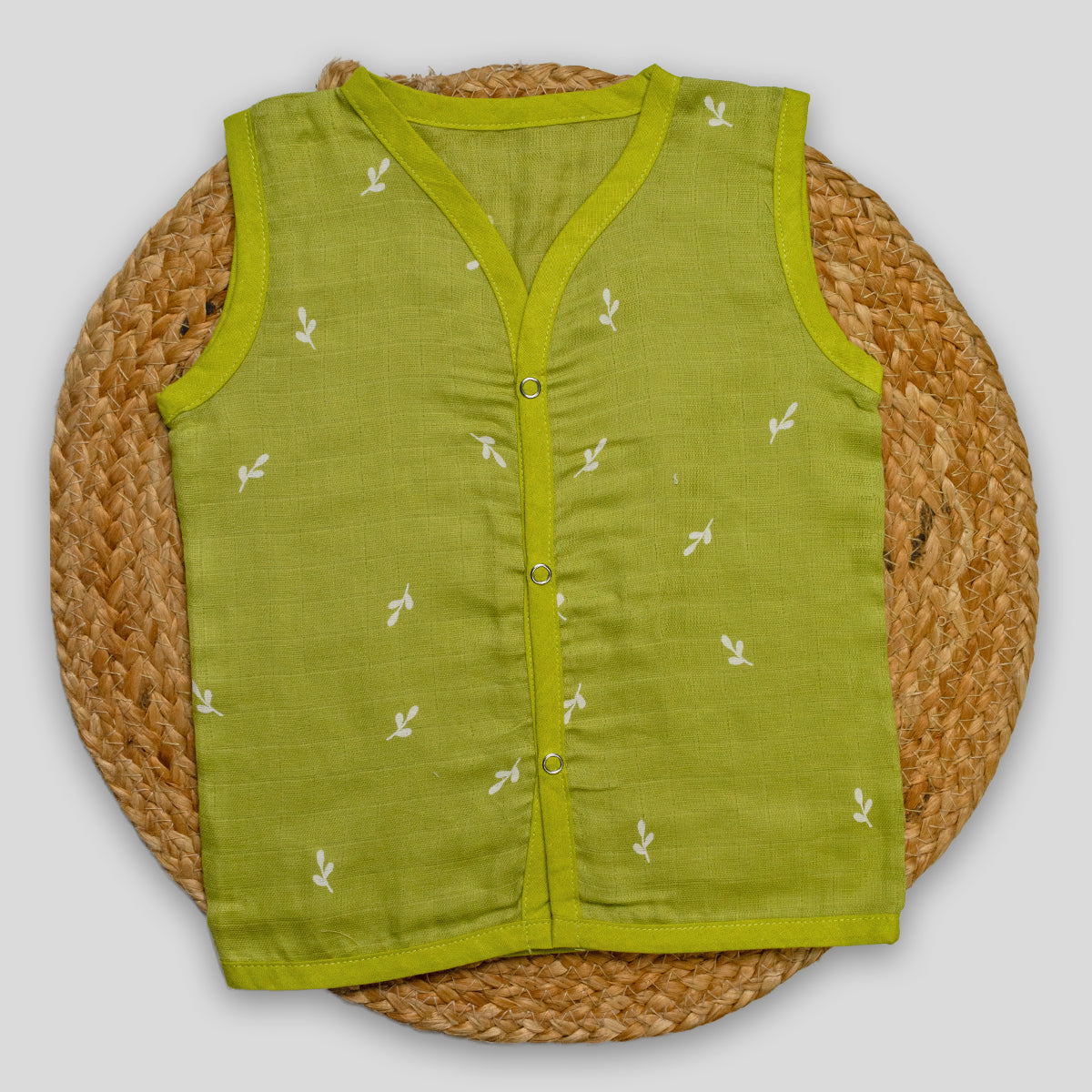 Organic Cotton Muslin Jabla (0-3 months)