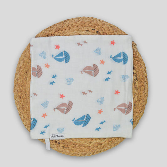 Sailboy Bamboo Muslin Wipes 3Layer 27x27cm
