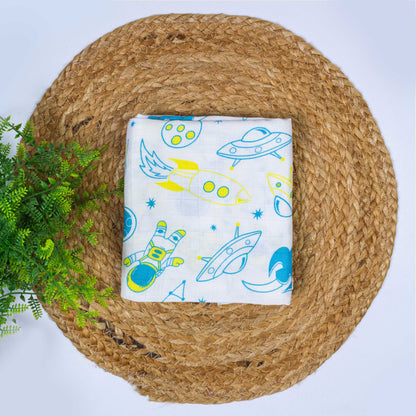 Space Sprouts 100% Bamboo Muslin Bath Towel 60x120 cm