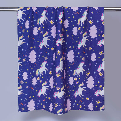 Dreamy Unicorn Bamboo Bath Towel for Kids – Ultra Soft, 3X Absorbent, Antibacterial (60x120 cm)