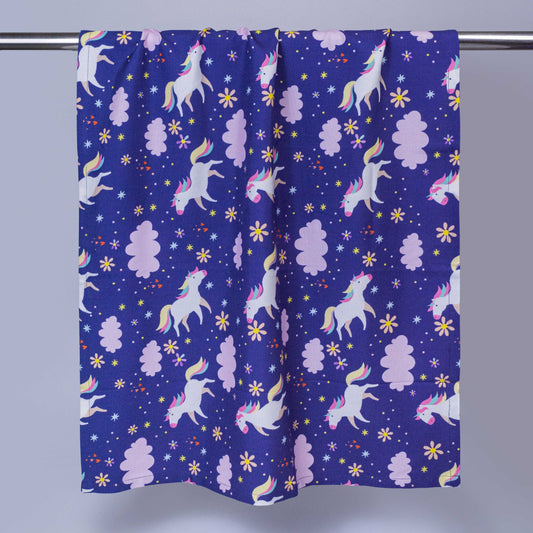 Dreamy Unicorn Bamboo Bath Towel for Kids – Ultra Soft, 3X Absorbent, Antibacterial (60x120 cm)
