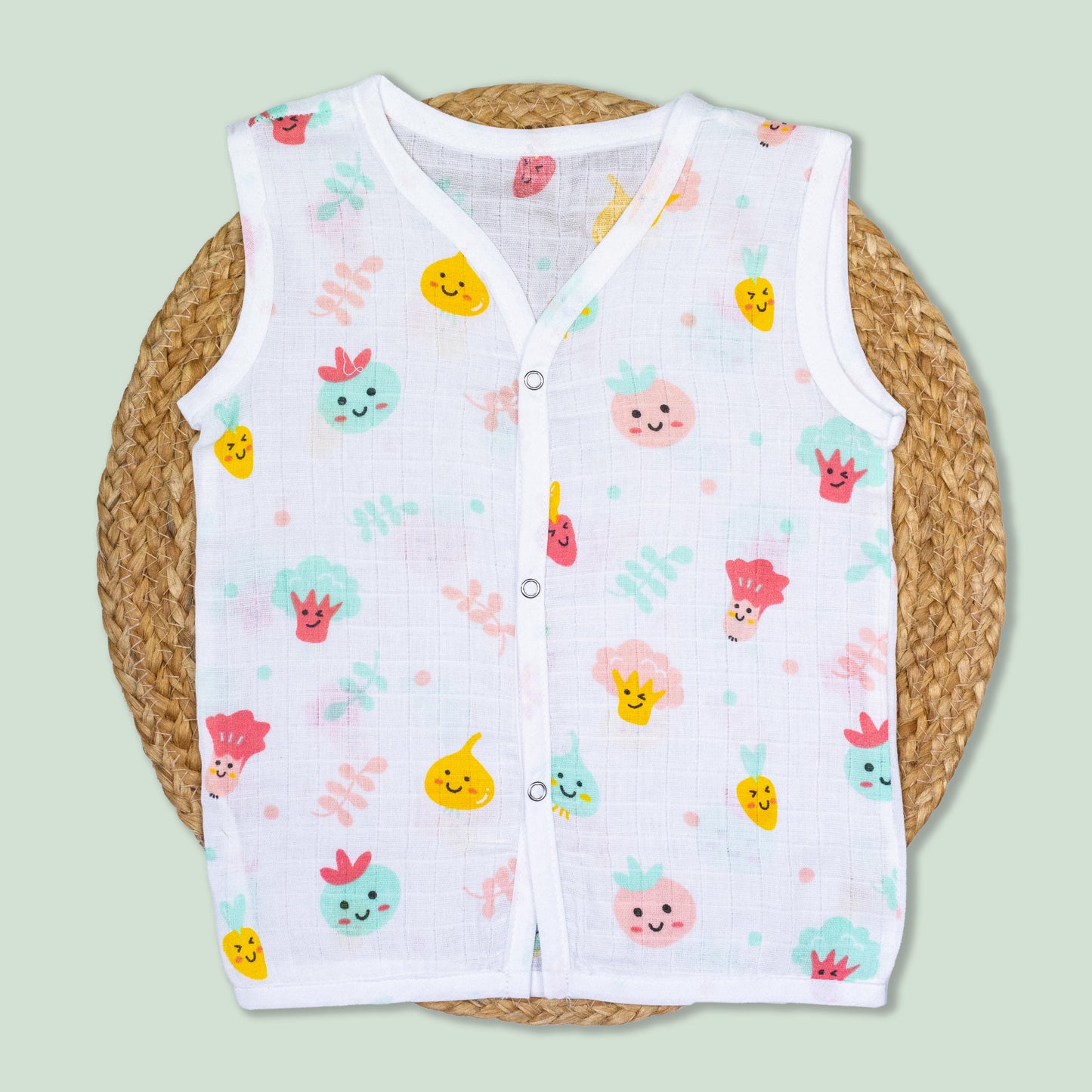 Vegetable Cotton Muslin Jabla (9-12 months)