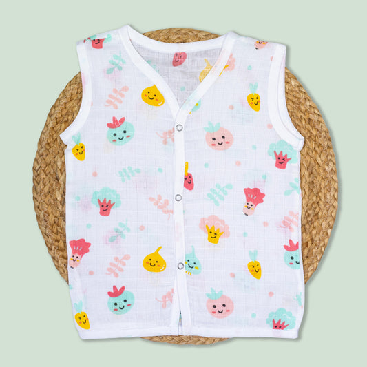 Vegetable Cotton Muslin Jabla (9-12 months)